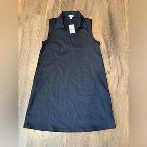 J Crew black athletic dress NWT